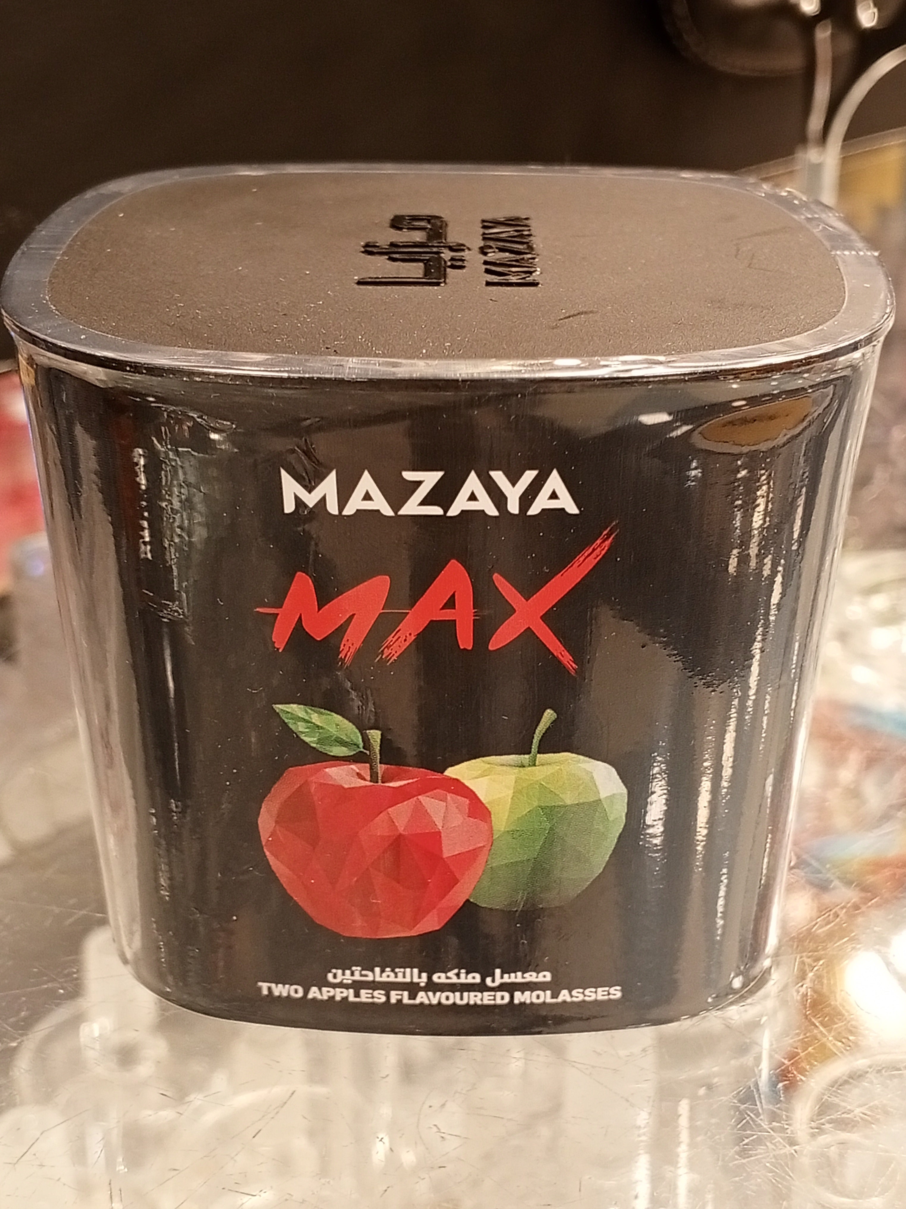 Mazaya Max Two Apples Flavoured Tobacco Hookah Molasses, 250 g