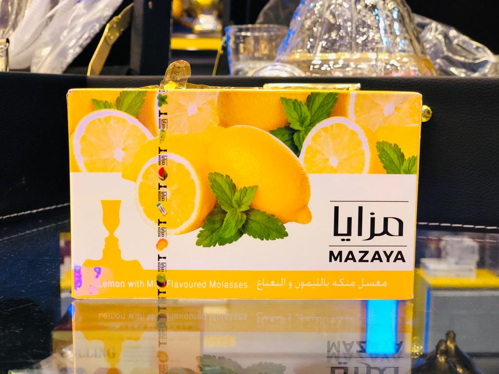 mazaya tobacco lemon mint Mazaya Lemon With Mint Flavoured Tobacco Hookah Molasses, 250 g High  Quality With Best Price – shishkom