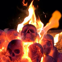 Load image into Gallery viewer, Halloween Skull Charcoals Shape, 1 Kilo