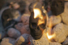 Load image into Gallery viewer, Halloween Skull Charcoals Shape, 1 Kilo