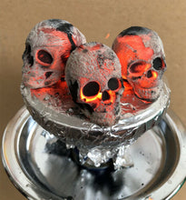 Load image into Gallery viewer, Halloween Skull Charcoals Shape, 1 Kilo