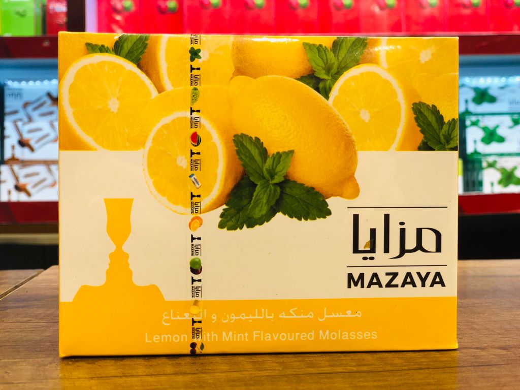 Mazaya Lemon With Mint Flavoured Molasses, 1 Kilo