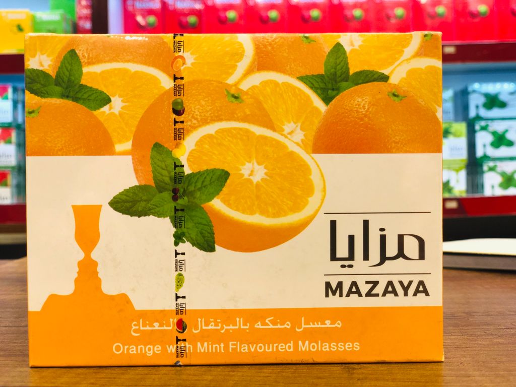 Mazaya Orange With Mint Flavoured Molasses, 1 Kilo