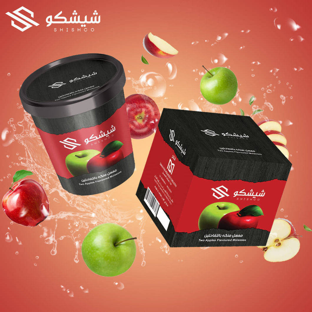 Shishco Two Apples Flavoured Molasses, 1 Kilo