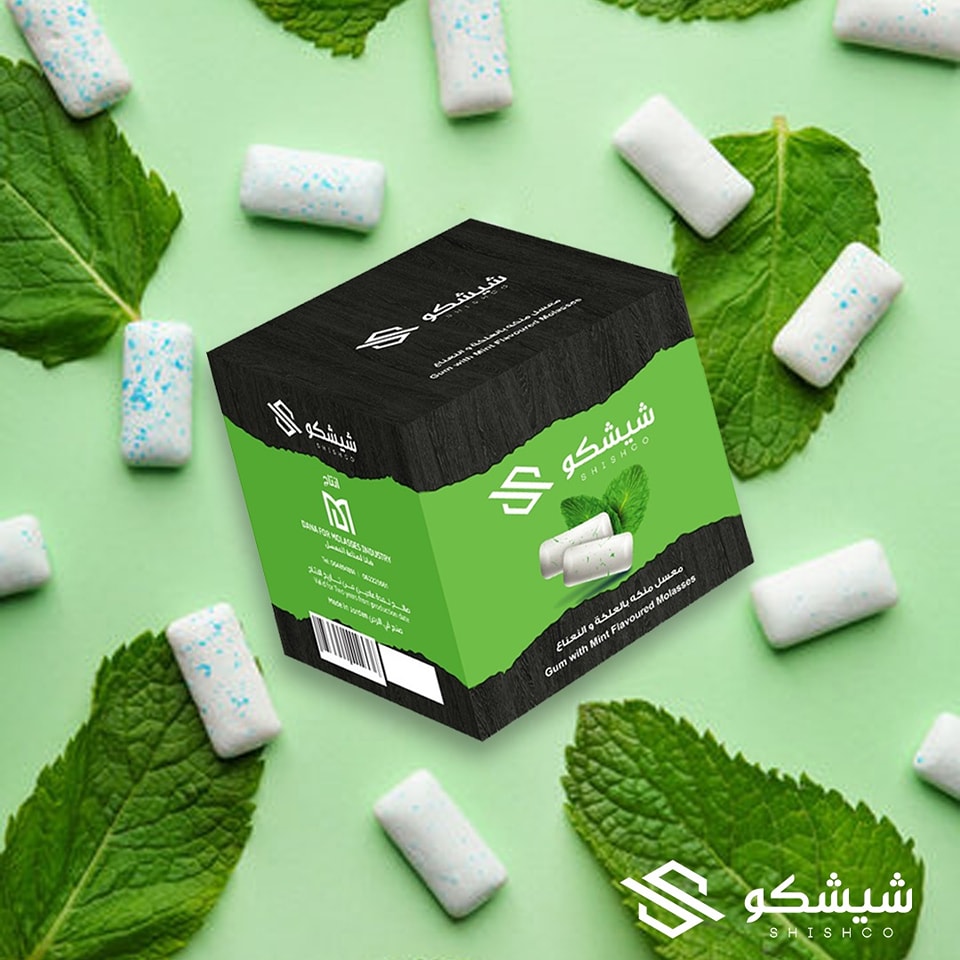 Shishco Gum With Mint Flavoured Molasses, 1 Kilo