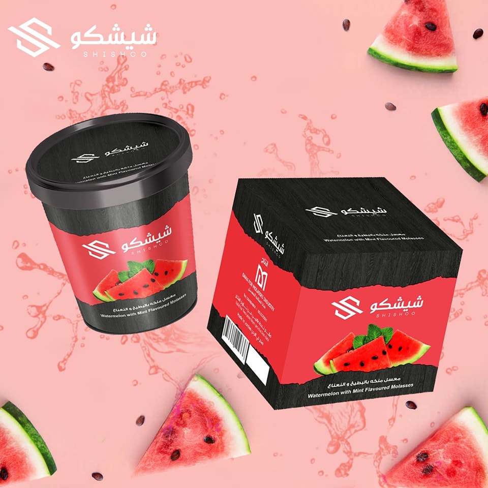 Shishco Watermelon With Mint Flavoured Molasses, 1 Kilo